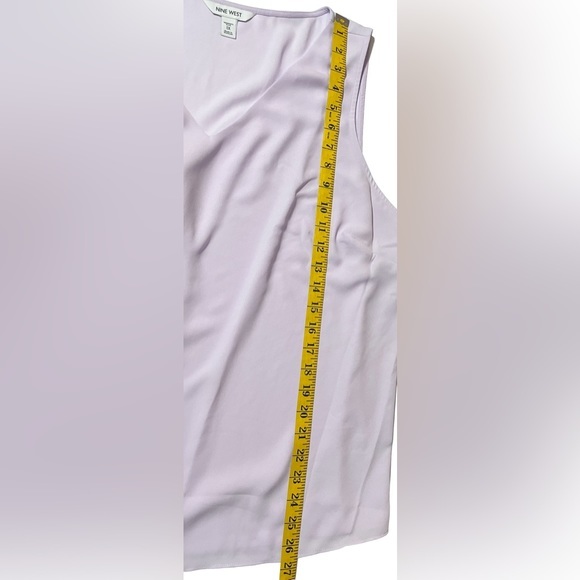 Nine West 1X enlighten purple v-neck essential tank NWT - Picture 3 of 4